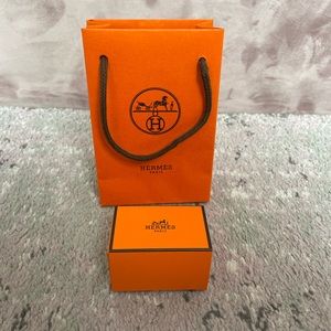 Authentic Hermes Miniature Bag and Box